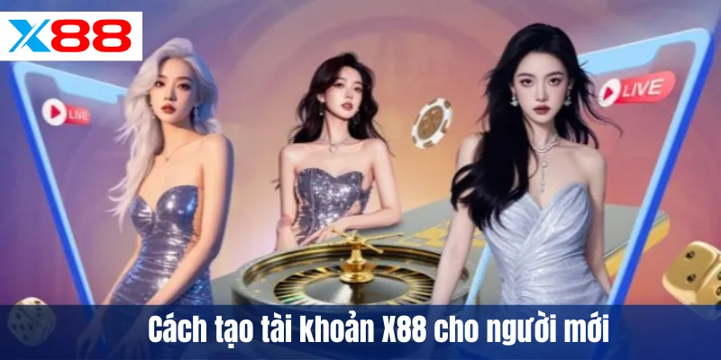 Cách tạo tài khoản X88 cho người mới